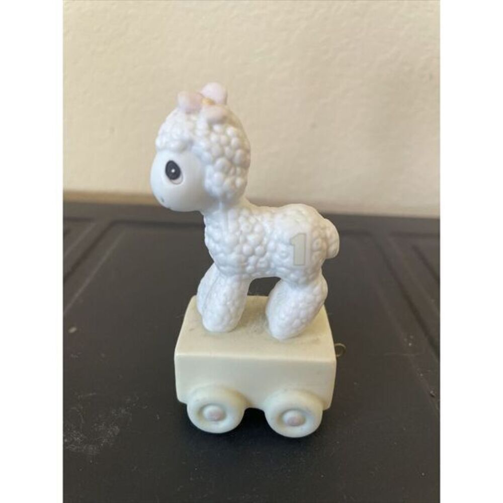 Precious Moments Birthday Train Lamb Age 1 "Happy Birthday Little Lamb" #15946